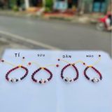  Vòng Tay Hổ Phách Cho Bé Charm 12 Con Giáp 