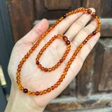  Vòng Hổ Phách Hoa cho bé 