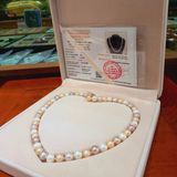  Vòng Ngọc Trai Tứ Quý Nước Mặn 9.5mm 