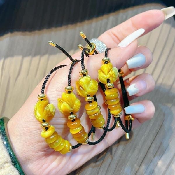  Vòng Tay Dây Cáp Hồ Ly Mắt Hổ mix Ngũ Điếu 