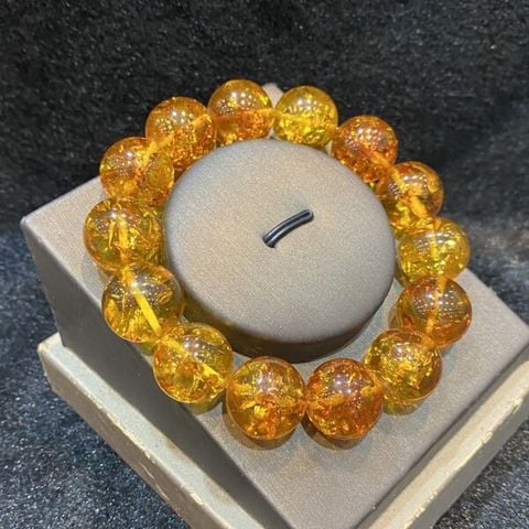 Vòng Hổ Phách Bao Thể 15.7mm