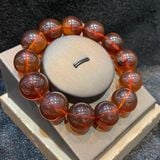  Vòng Hổ Phách Huyết Mật Myanmar 16mm 