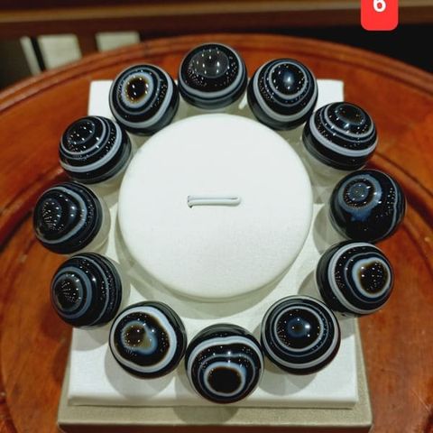 Vòng Tay Mã Não Thiên Nhãn 18mm