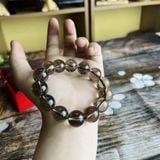  Vòng Tay Nam Thạch Anh Khói 14mm 