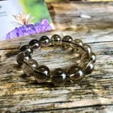  Vòng Tay Nam Thạch Anh Khói 14mm 