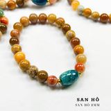  Vòng Tay San Hô Hóa Thạch 