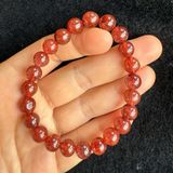  Vòng Tay Thạch Anh Tóc Đỏ 8mm 