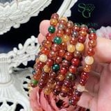  Vòng Tay Thạch anh Tóc Tam Tài Đơn 6.5mm 