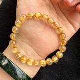  Vòng Tay Thạch Anh Tóc Vàng 8mm VIP 