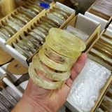  Vòng Tay Thạch Anh Vàng Nguyên Khối 