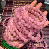  Vòng Tay Thạch Anh Hồng 10mm 