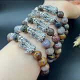  Vòng Tay Nam Đá Giông Bão mix Tỳ Hưu 