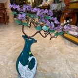  Cây tài lộc mầm tinh thể thạch anh tím 48x40 cm 