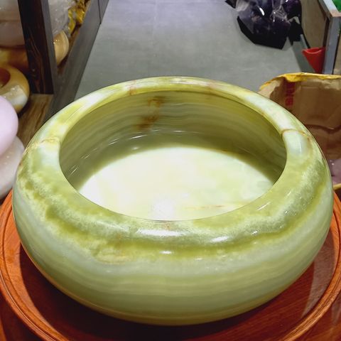Ang Tụ Bảo Ngọc Onyx Xanh 30cm