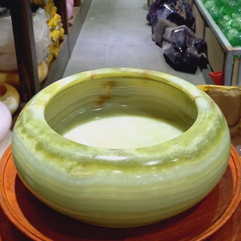 Ang Tụ Bảo Ngọc Onyx Xanh 30cm