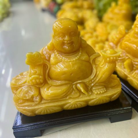 Tượng Di Lặc ngọc Hoàng Long 30cm