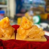  Tượng Tỳ Hưu ngọc Hoàng long 15cm 