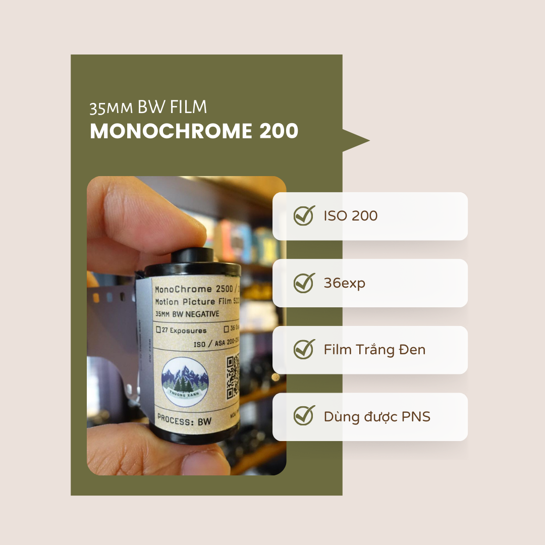  Monochrome 200 / Kodak 5222 