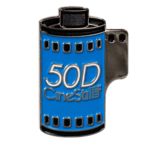  50DAYLIGHT FILM ENAMEL PIN from Cinestill 