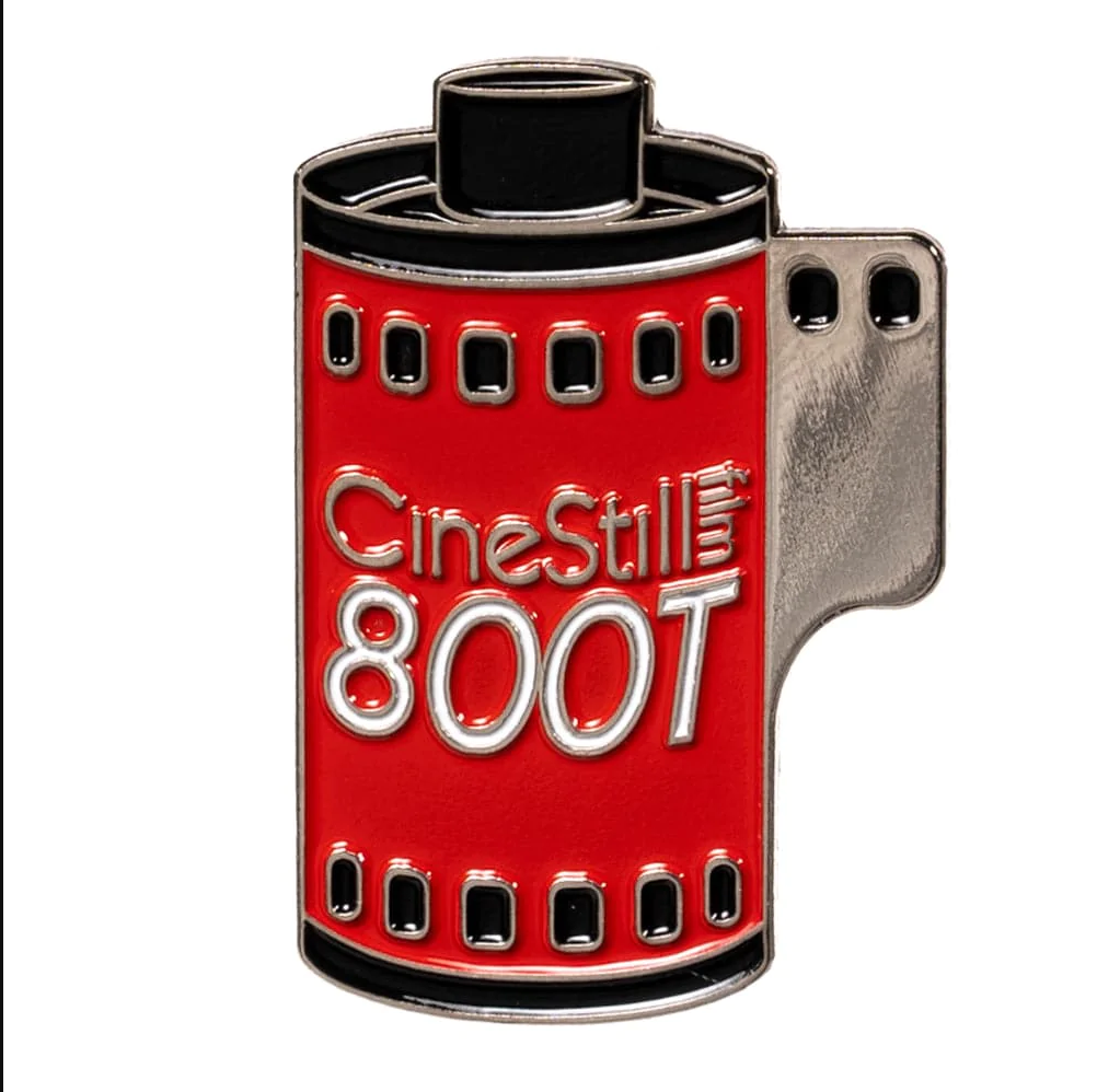 800TUNGSTEN FILM ENAMEL PIN from Cinestill 