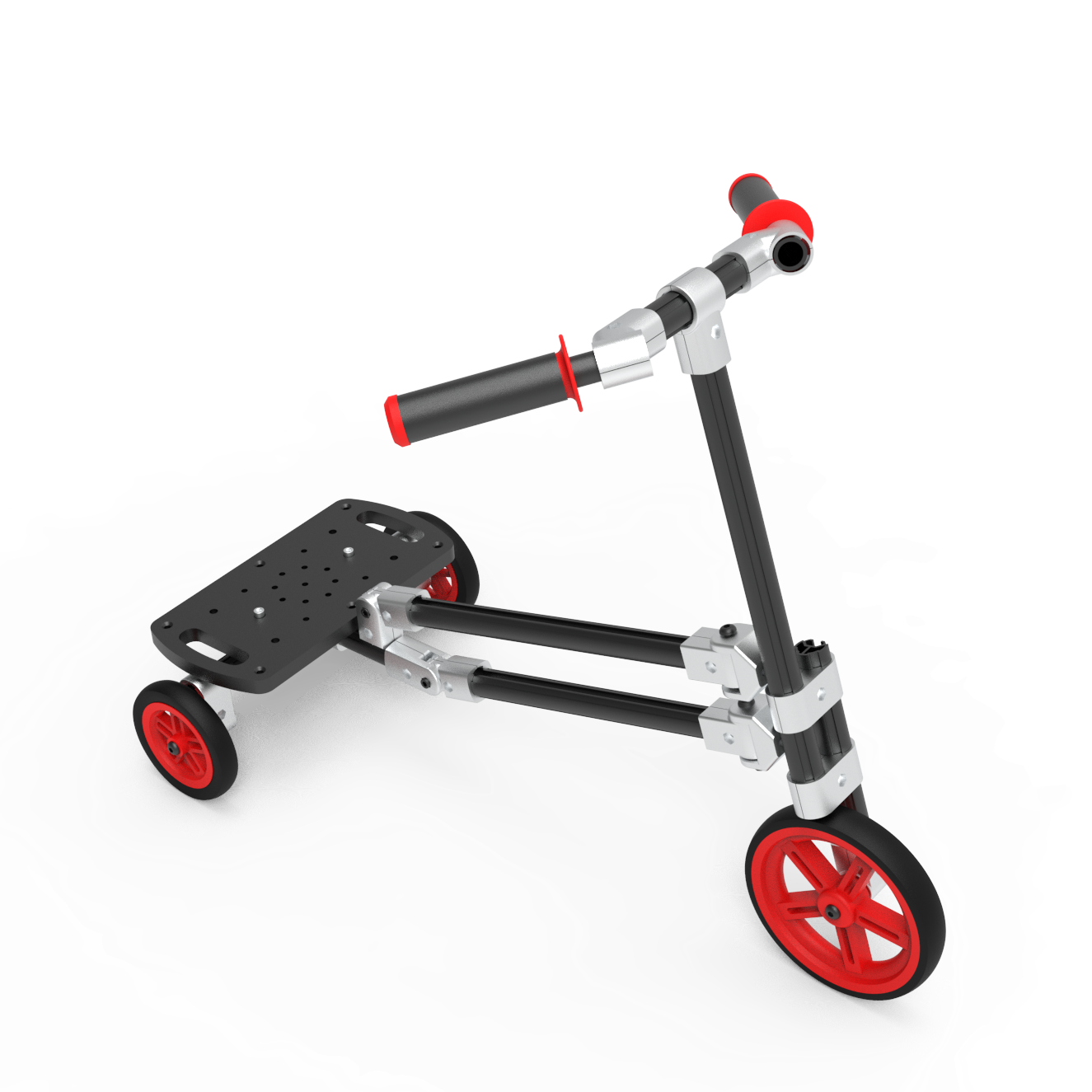  Xe scooter Ponyzo-1310 Đồ chơi lắp ráp sáng tạo cho bé vận động thông minh 