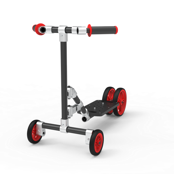  Xe scooter Ponyzo-1208 Đồ chơi lắp ráp sáng tạo cho bé vận động thông minh 