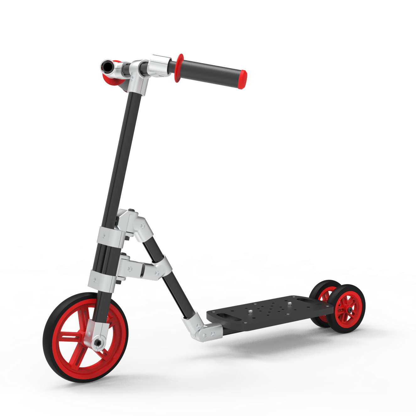  Xe scooter Ponyzo-1315 Đồ chơi lắp ráp sáng tạo cho bé vận động thông minh 