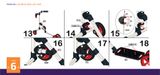  Xe scooter Ponyzo-1208 Đồ chơi lắp ráp sáng tạo cho bé vận động thông minh 