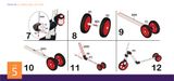  Xe scooter Ponyzo-1315 Đồ chơi lắp ráp sáng tạo cho bé vận động thông minh 