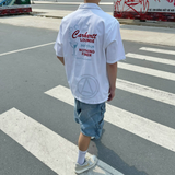  Áo Sơ Mi Carhartt WIP Logo Lounge Shirt in White 