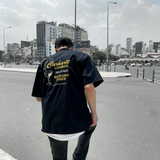  Áo Sơ Mi Carhartt WIP Lounge back Embroidered Shirt In Black 