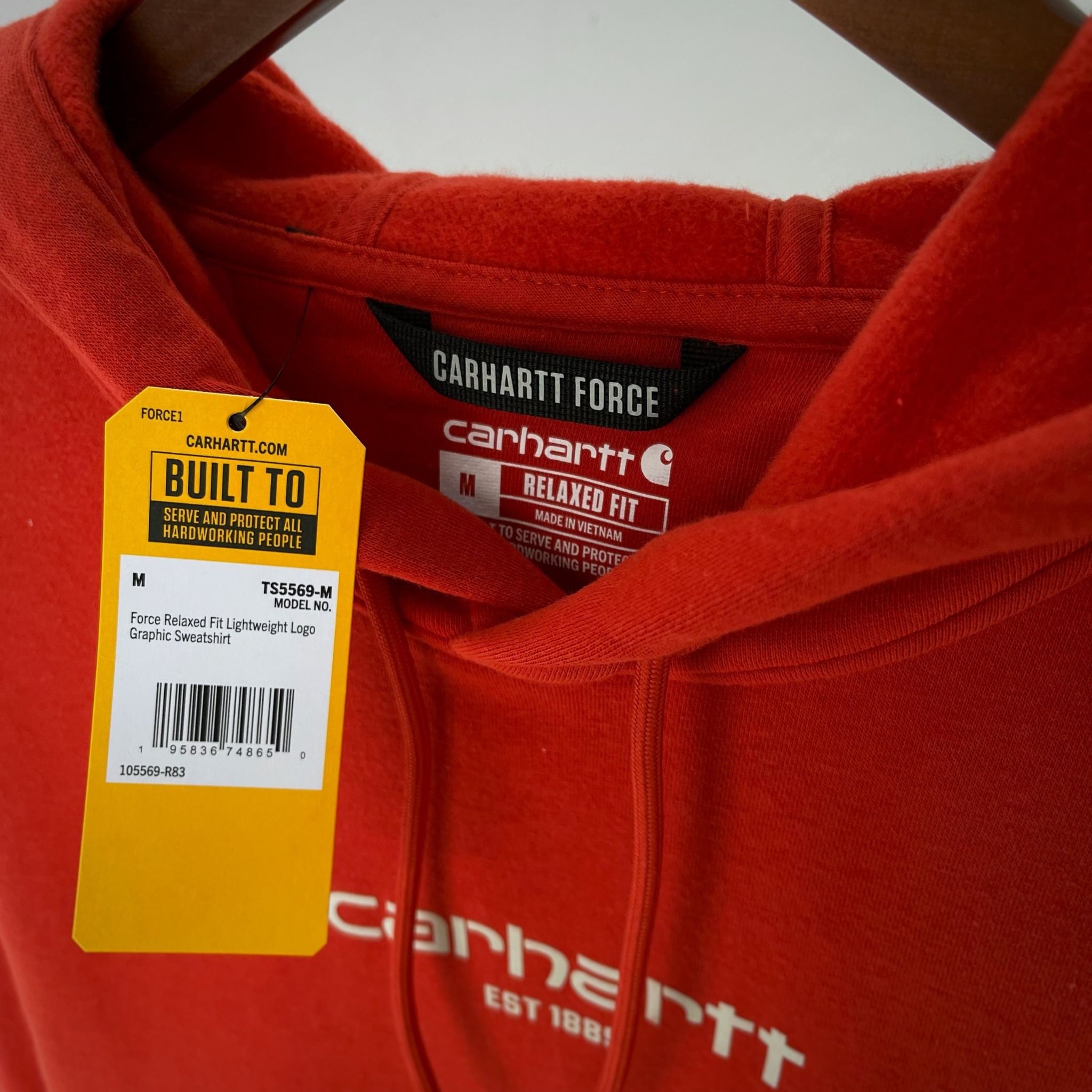 Hoodie CARHARTT RELAXED FIT LIGHTWEIGHT LOGO GRAPHIC SWEATSHIRT ...