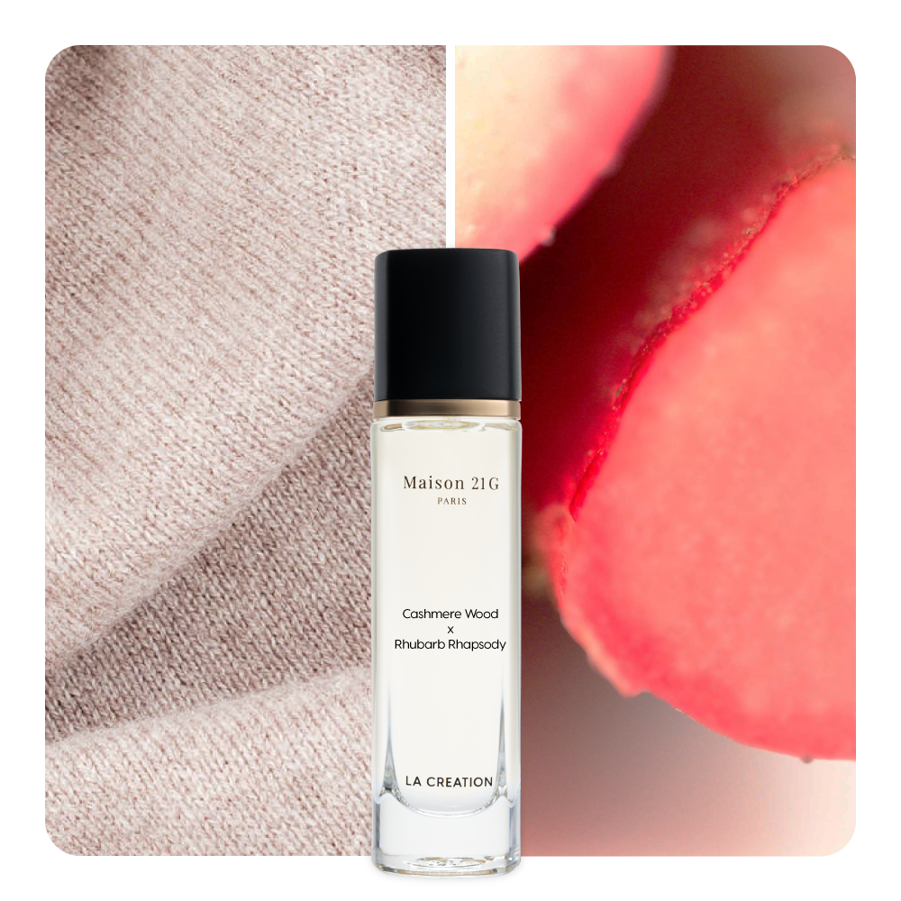 Nước hoa Cashmere Wood x Rhubarb Rhapsody