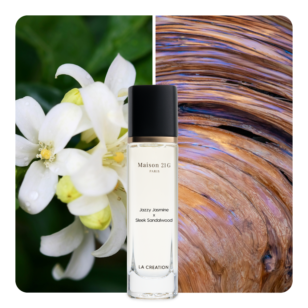 Nước hoa Jazzy Jasmine x Sleek Sandalwood