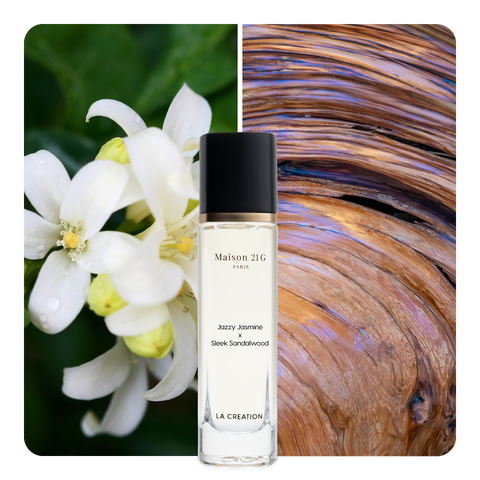 Nước hoa Jazzy Jasmine x Sleek Sandalwood