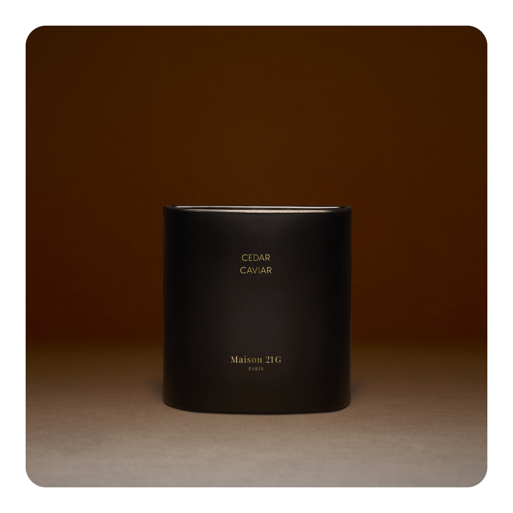 Nến bán nguyệt Cedar Caviar | Demi Lune