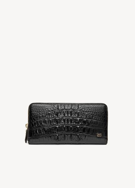  Valentino Creations Exo Crocodile Leather Wallet 