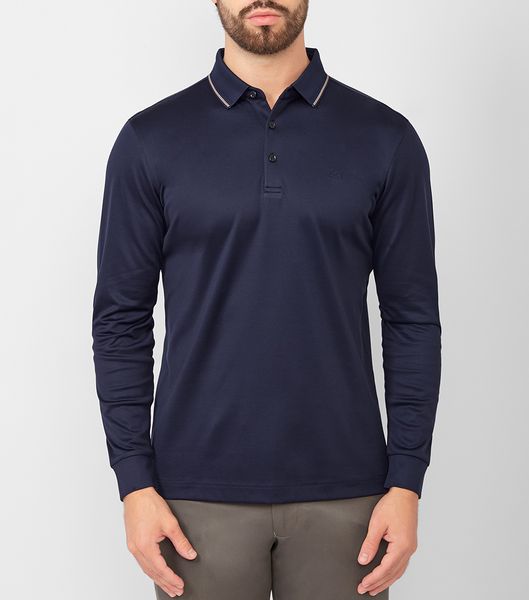  Áo thun nam Polo tay dài cao cấp Valentino Creations VLST-22005-A-BL8 