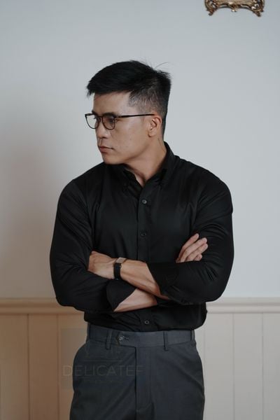  Sơ Mi Đen Cao Cấp - Black Shirt for men 