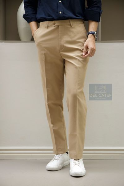  Quần Chinos màu beige | Premium modern Chinos Trousers 