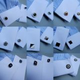  Khuy cufflinks sơ mi nam, khuy măng sét sơ mi nam 