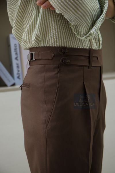  Quần Sidetab màu Nâu standard 
