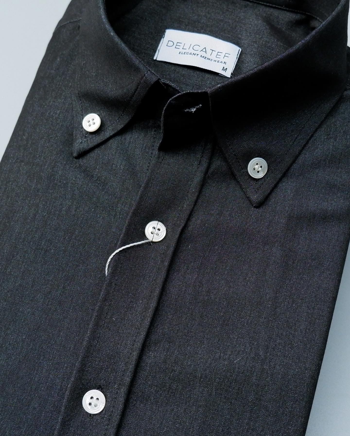  SƠ MI KHÔNG CẦN ỦI | DENIM CHAMBRAY ĐEN XÁM 