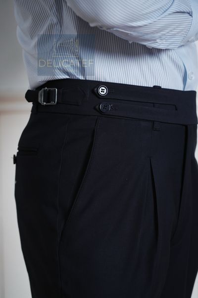  Sidetab Trouser Navy Blue - Quần Sidetab xanh navy 