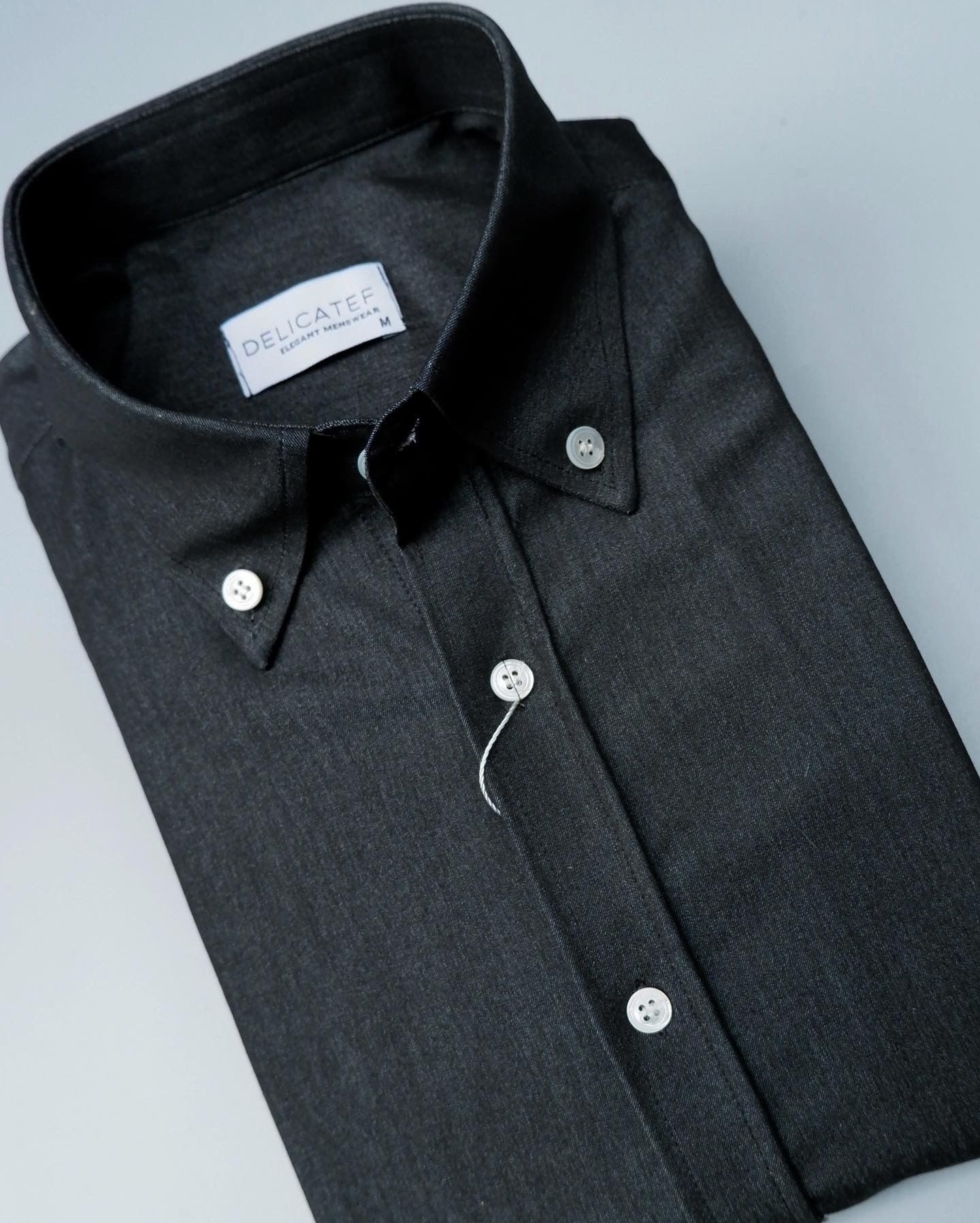  SƠ MI KHÔNG CẦN ỦI | DENIM CHAMBRAY ĐEN XÁM 