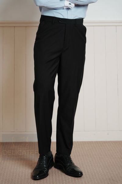  Quần Âu Cạp đeo thắt lưng cao cấp màu đen | Premium modern Trousers 
