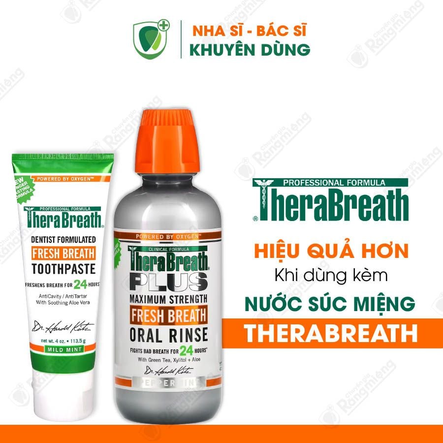 Kem đánh răng trị hôi miệng TheraBreath Toothpaste 113.5g