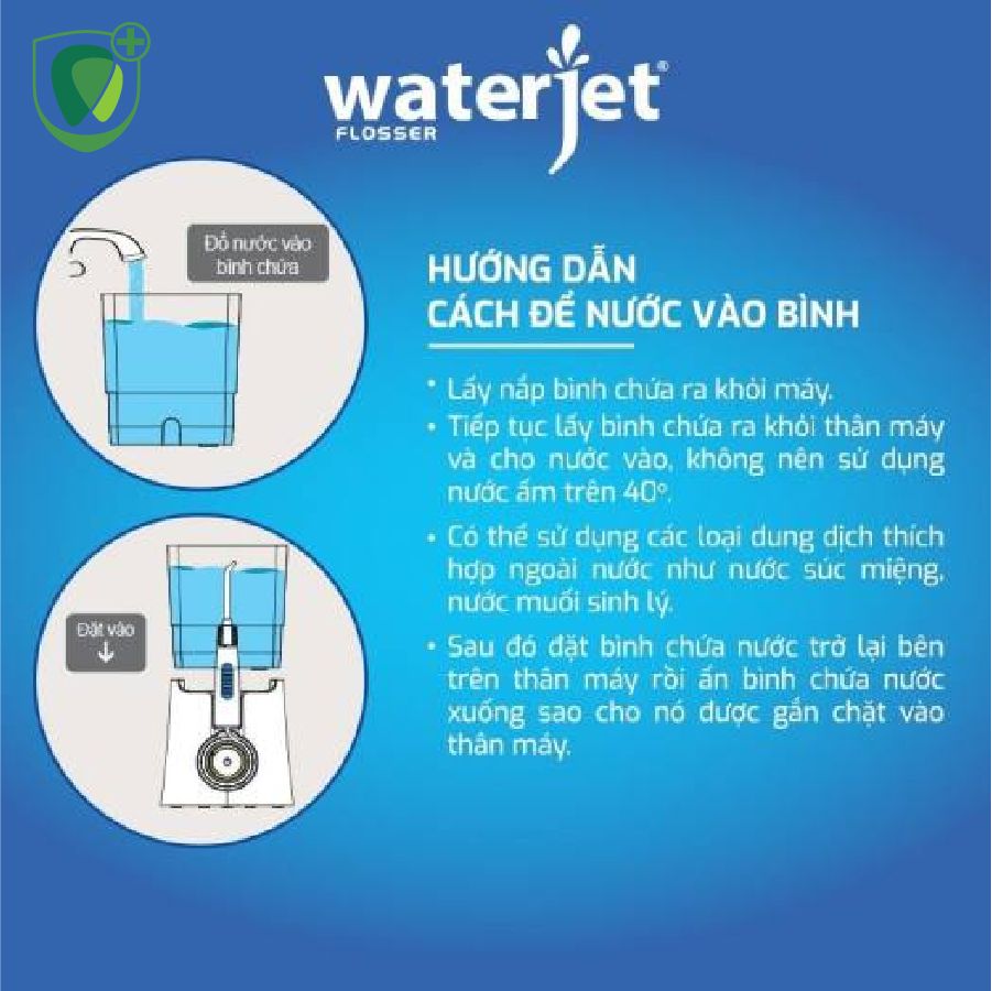 Máy tăm nước gia đình WaterJet Flosser Slim