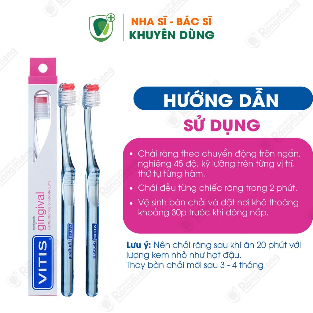 Bàn chải chăm sóc nướu răng Vitis Gingival