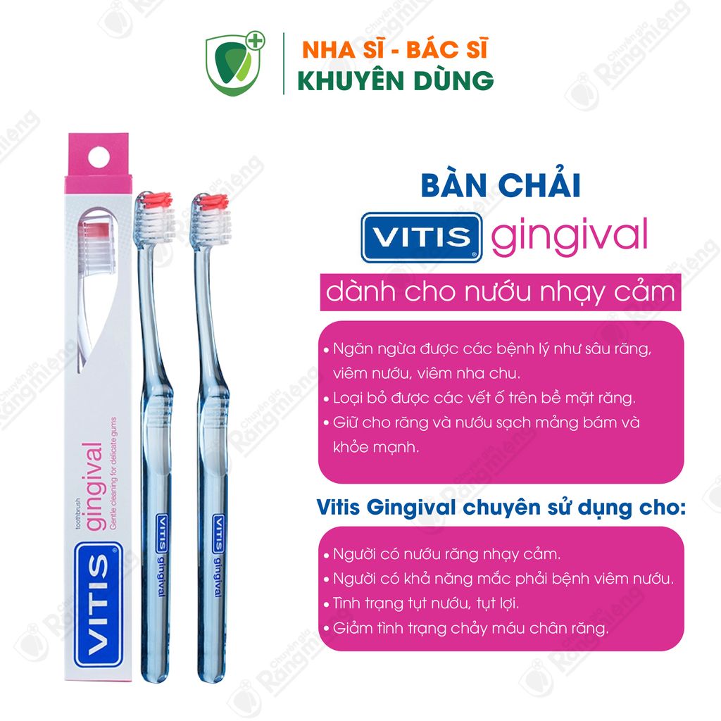 Bàn chải chăm sóc nướu răng Vitis Gingival